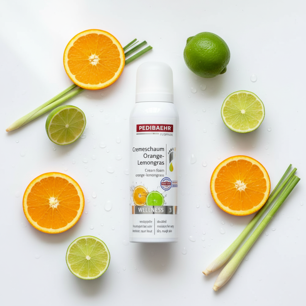 Cremeschaum Orange-Lemongras 125 ml PEDIBAEHR