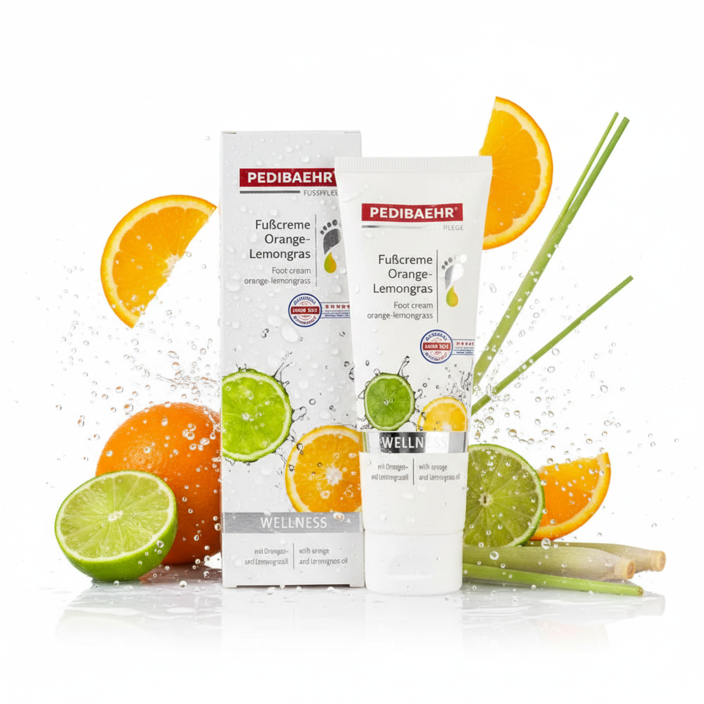 Fußcreme Orange-Lemongras, 125 ml PEDIBAEHR