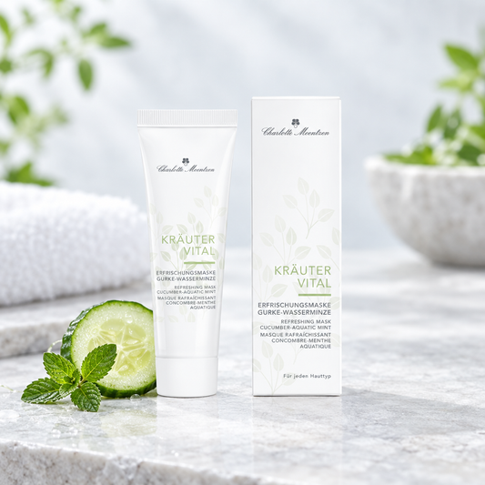 Charlotte Meentzen Kräutervital Erfrischungsmaske Gurke-Wasserminze 30 ml