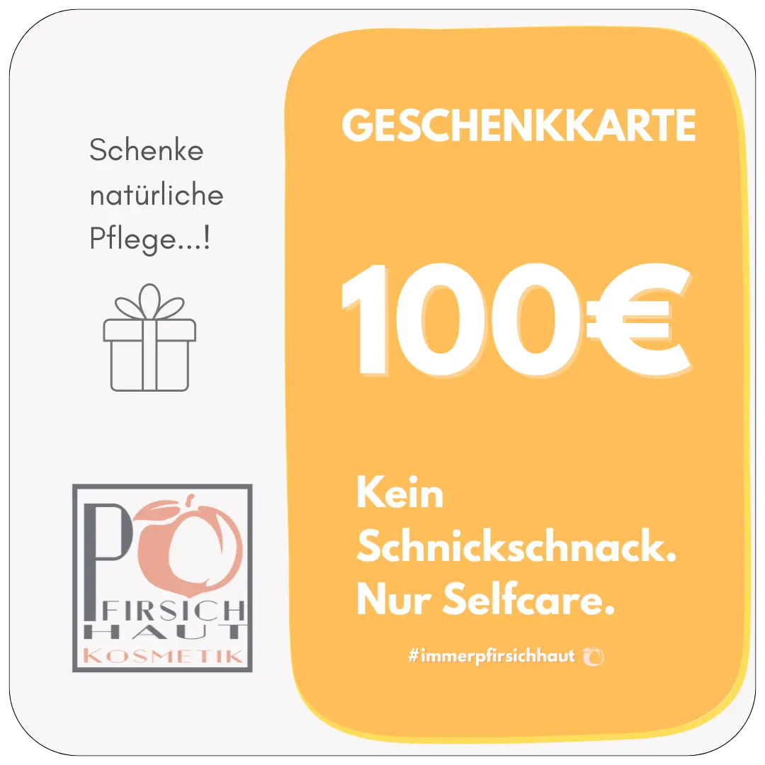 Pfirsichhaut Geschenkkarte