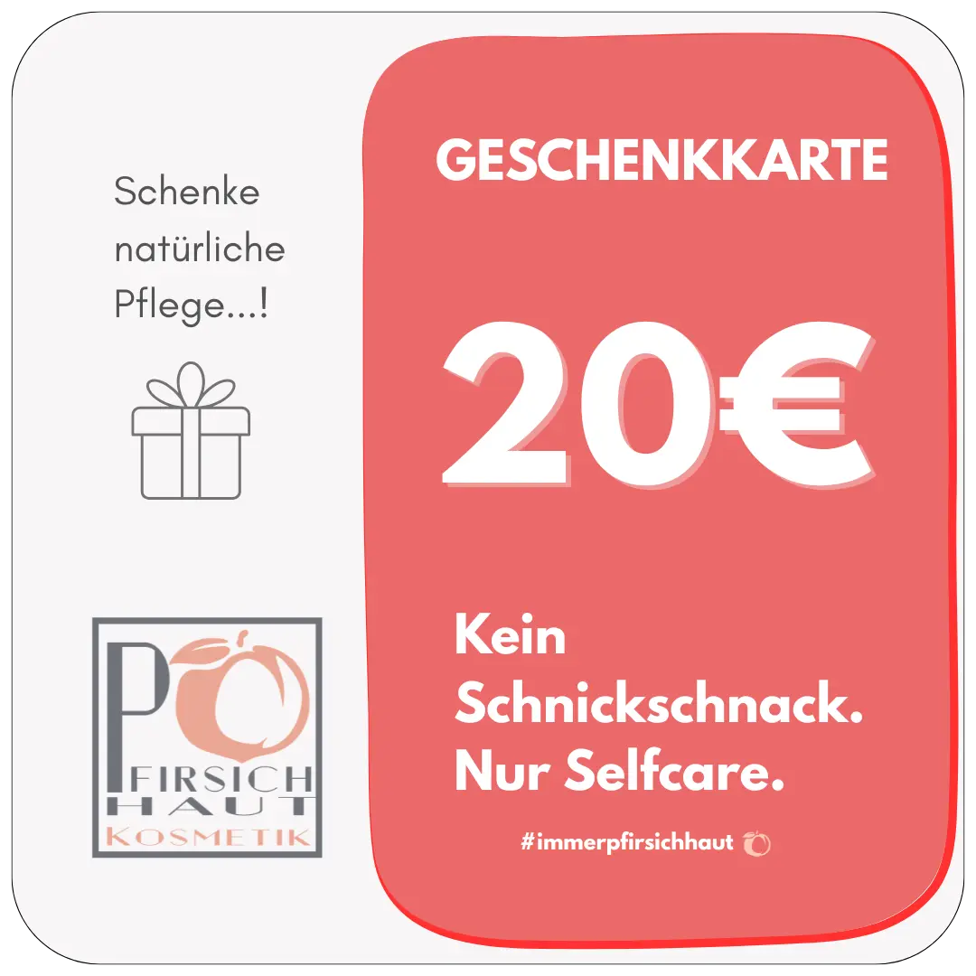 Pfirsichhaut Geschenkkarte