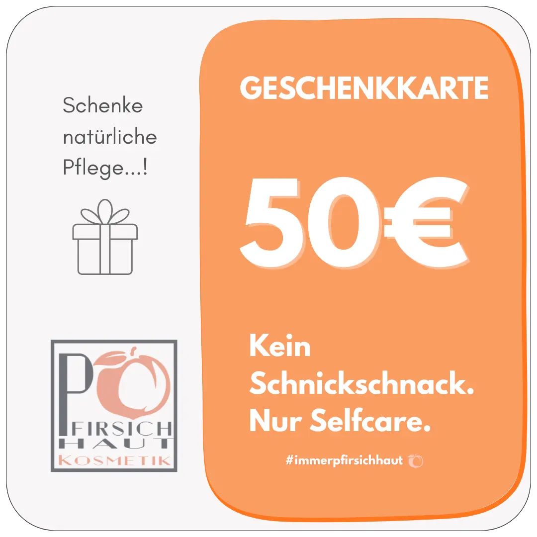 Pfirsichhaut Geschenkkarte
