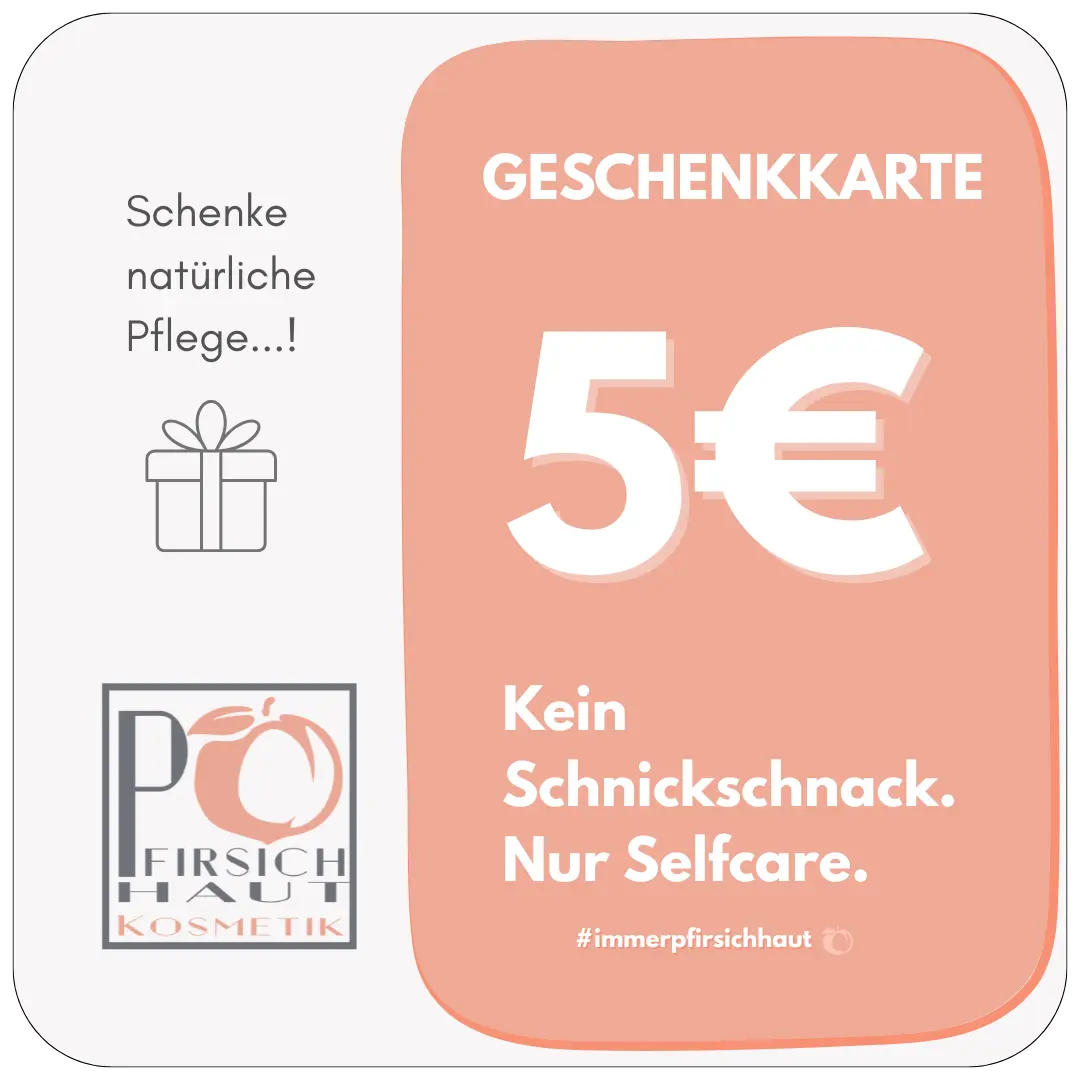 Pfirsichhaut Geschenkkarte