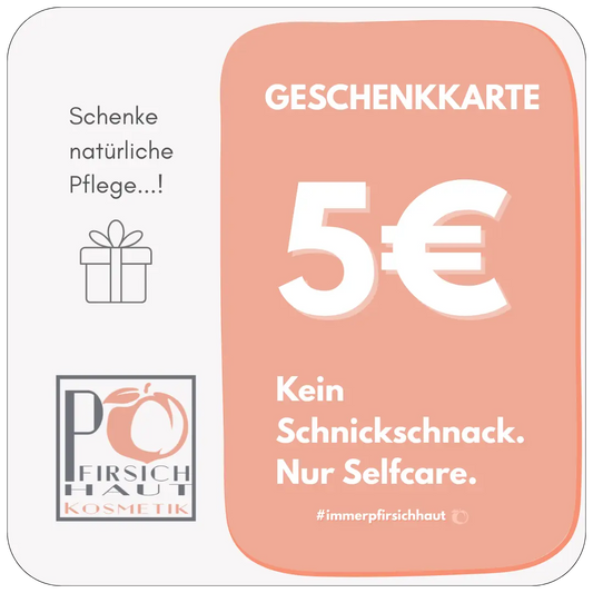 Pfirsichhaut Geschenkkarte