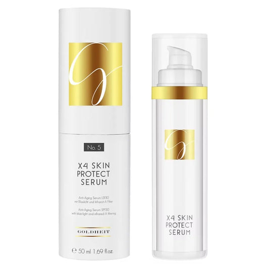 Goldheit X4 SKIN PROTECT SERUM (SPF30) 50ml  (Sonnenschutzfluid hormonfrei))