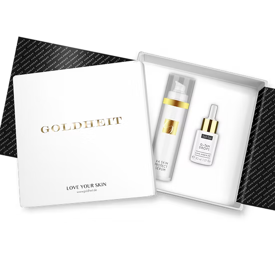 Goldheit Sun & Tan Box – Ihr Schutzschild für einen goldenen Glow