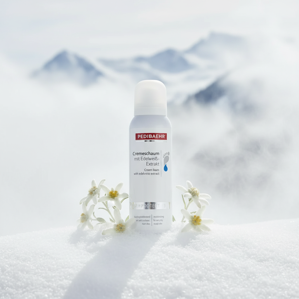 Cremschaum mit Edelweiß-Extrakt 125ml-PEDIBAEHR