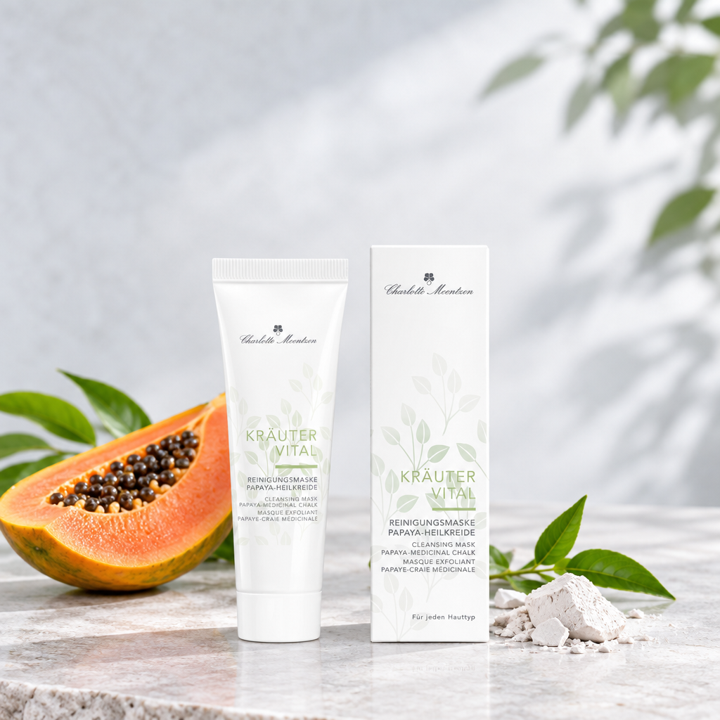Reinigungsmaske Papaya-Heilkreide Kräutervital Charlotte Meentzen 30ml