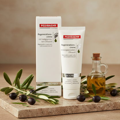 Regenerationscreme mit kaltgepresstem Olivenöl 125ml – PEDIBAEHR